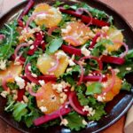 Boerenkool salade met bloedsinaasappel