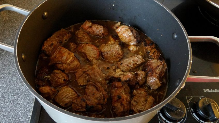 Mexicaans rundvlees met polenta