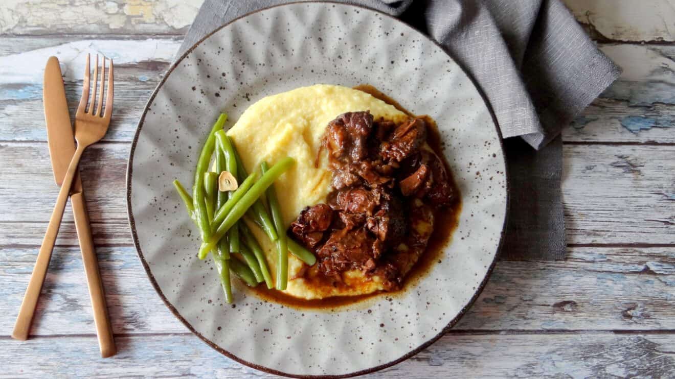 Mexicaans rundvlees met polenta