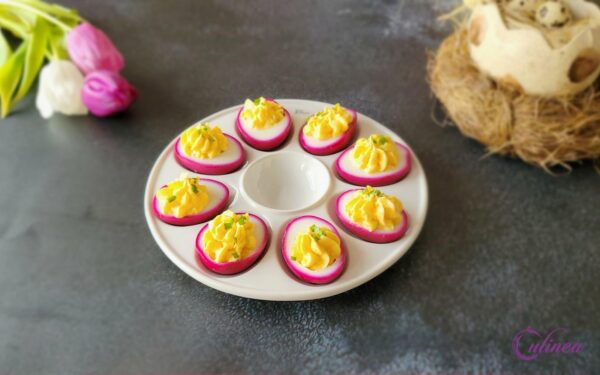 Roze eieren voor Pasen