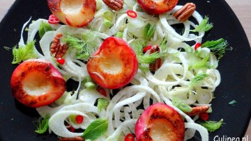 Venkel en nectarine salade