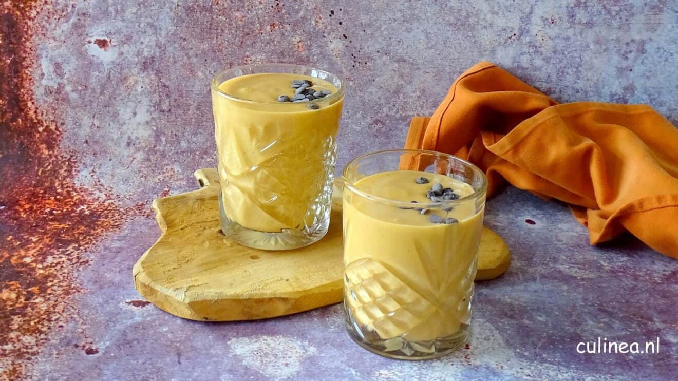 Zoete aardappel smoothie