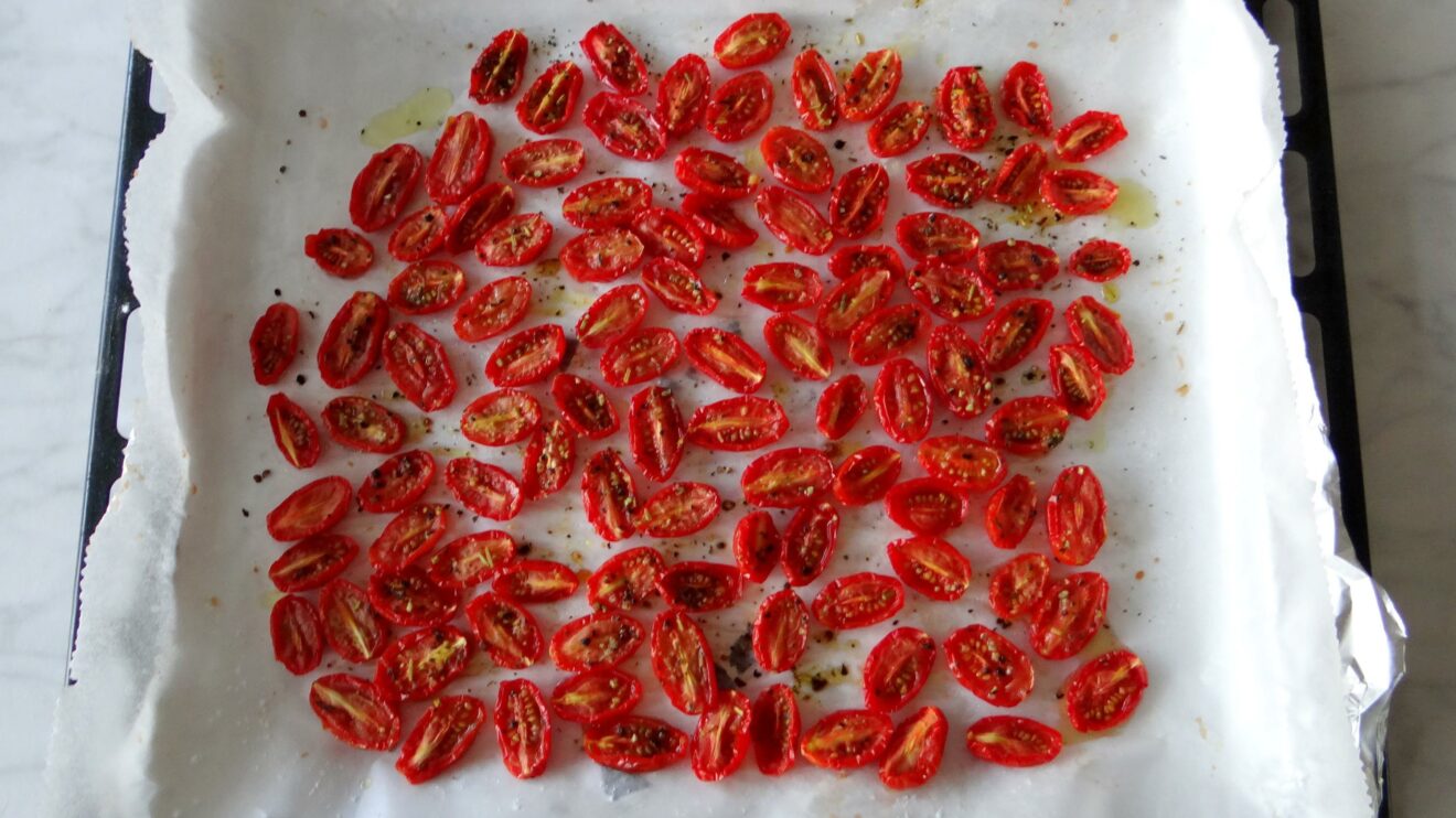 Ovengedroogde tomaatjes