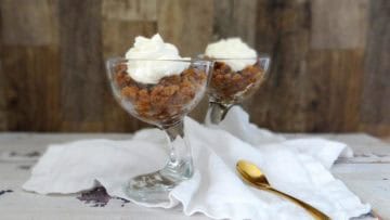 Espresso granita met slagroom