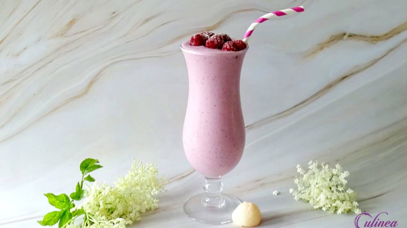 Lychee frambozen smoothie