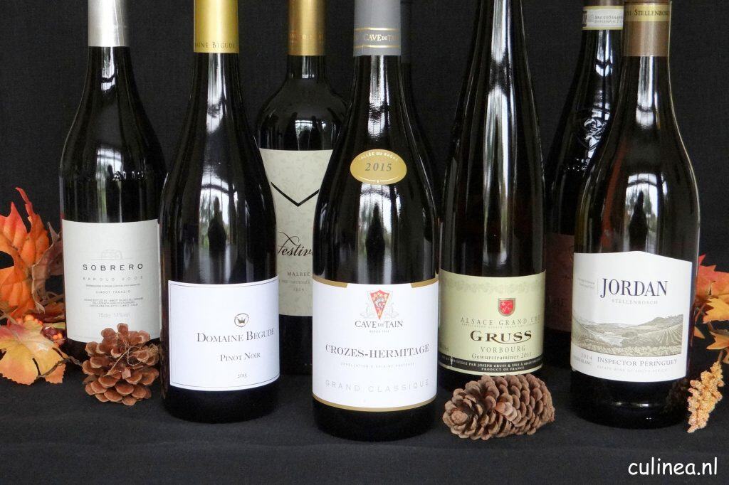 Welke wijnen drink je bij wild? Culinea.nl;