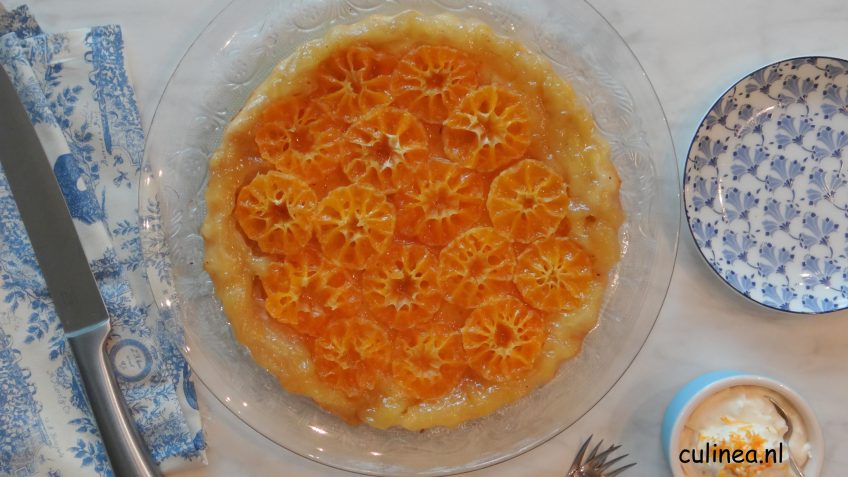 Tarte tatin van mandarijntjes