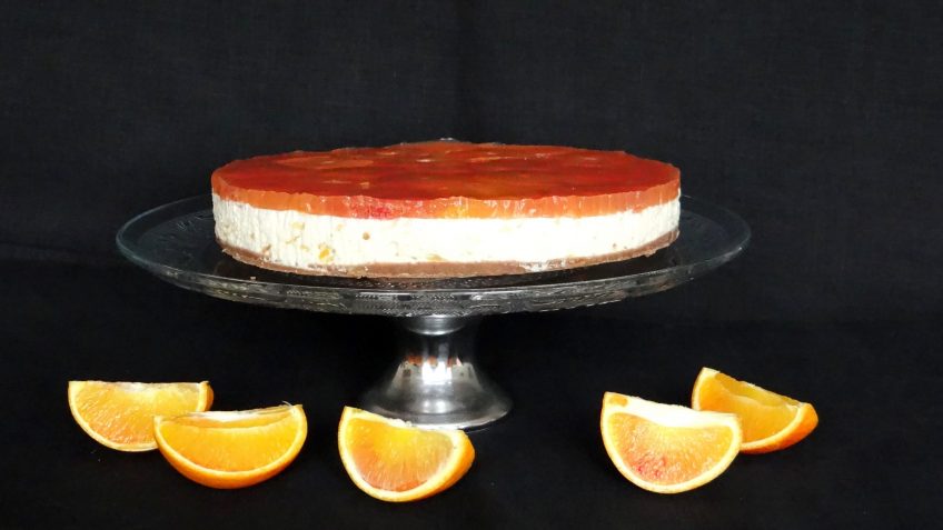 Bloedsinaasappel cheesecake