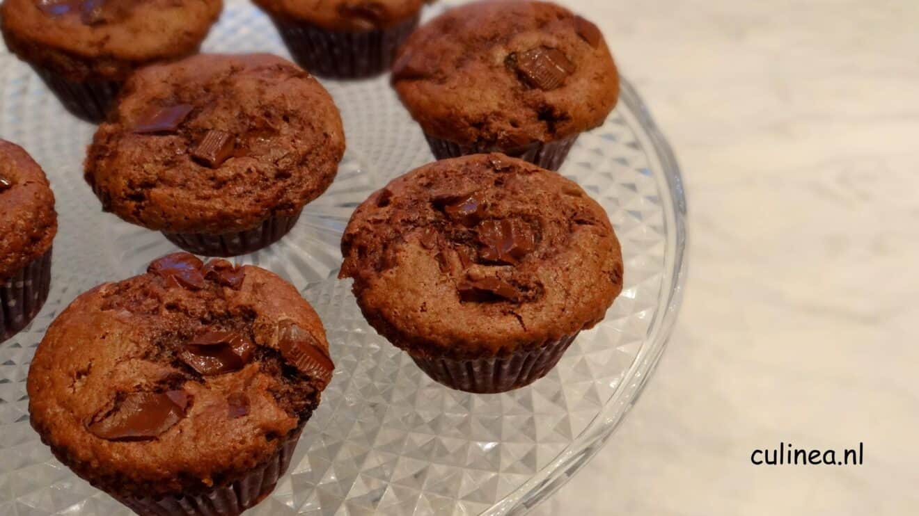 Chocolade koffiemuffins