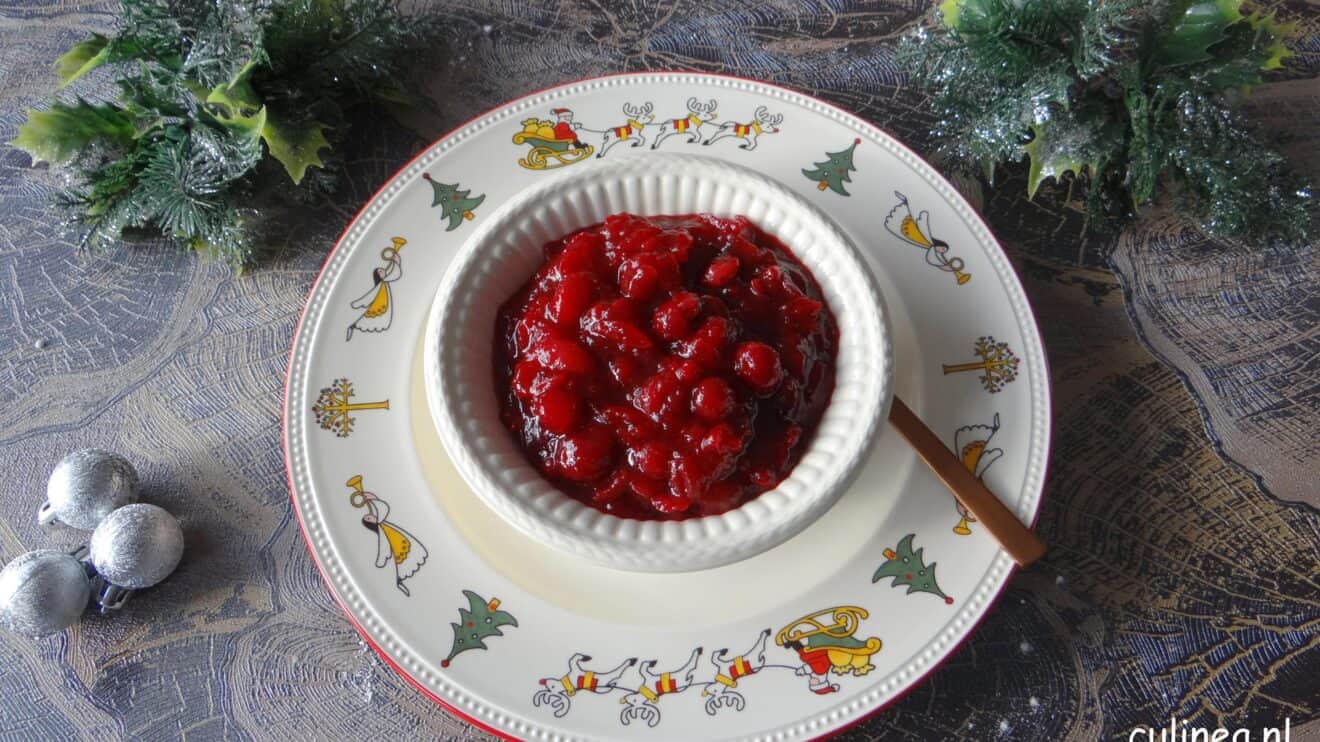 Cranberry compote - Culinea.nl;