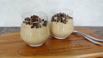 Chia koffie pudding