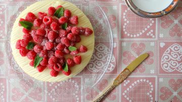 Luchtige cheesecake met rood fruit