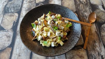 Pasta met shiitake en primosale