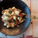 Gnocchi met oesterzwammen en mozzarella