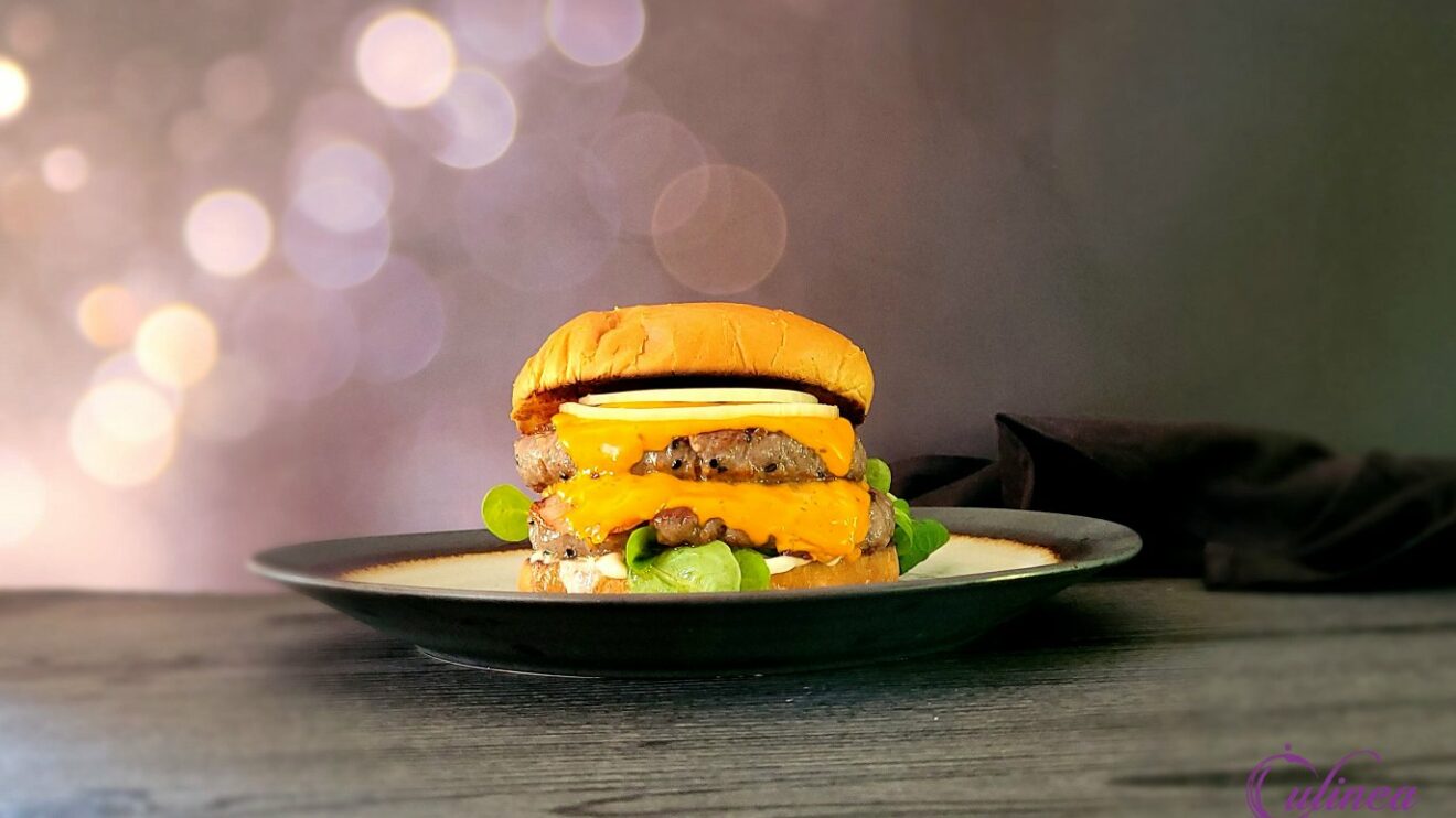 Bad-ass double cheese burgers