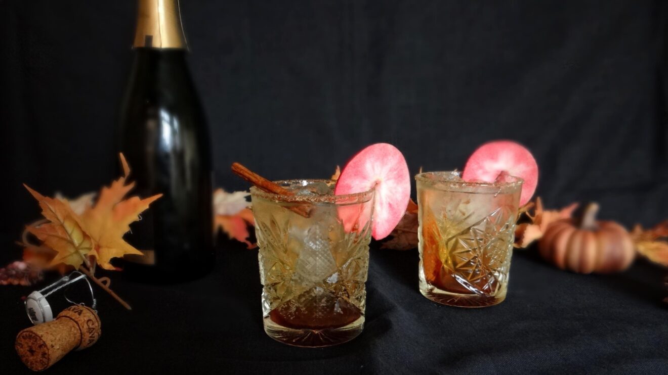 Appel cider cocktail