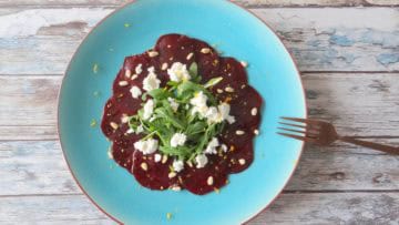 Rode biet carpaccio