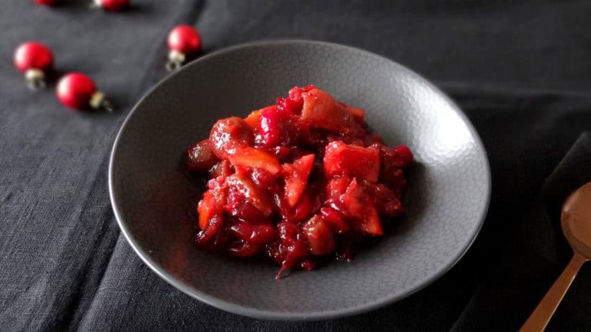 Chutney van cranberries, vijgen en sinaasappel