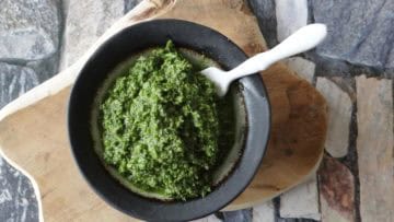 Indiase groene chutney