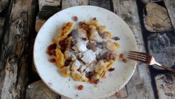 Kaiserschmarrn met dronken rozijnen