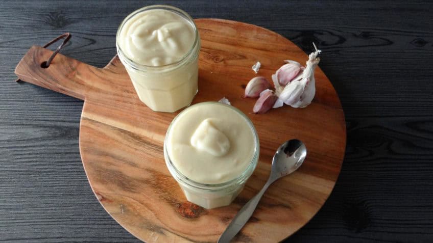 Aioli gemaakt van aquafaba