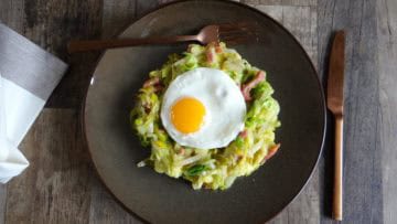 Het Ierse stamppot gerecht Colcannon