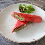 Rode biet wraps met groene asperges en Prosciutto