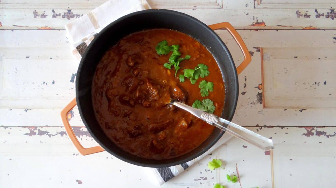 Rundvlees Vindaloo (Indiase curry)