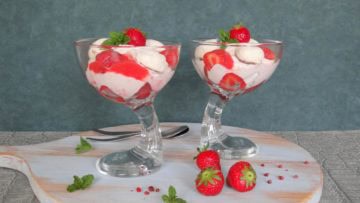 Aardbeien Coupe Romanoff
