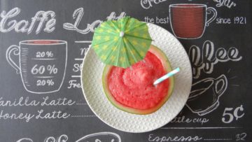 Frozen watermeloen cooler