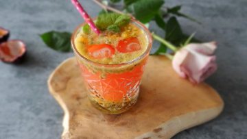 Citrus passiefruit mocktail