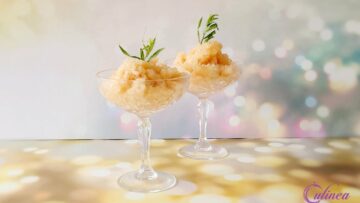 Granita van grapefruit met dragon