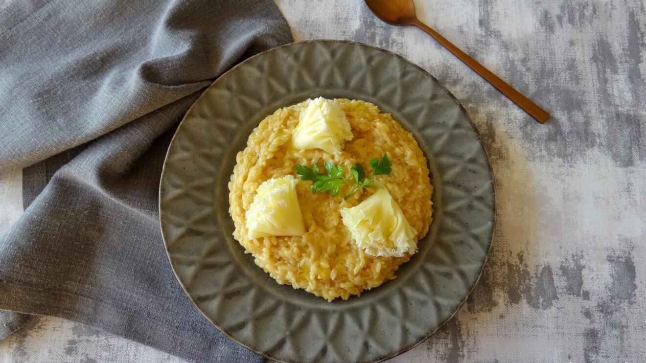 Orzotto met saffraan