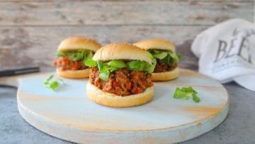 Amerikaans broodje Sloppy Joe