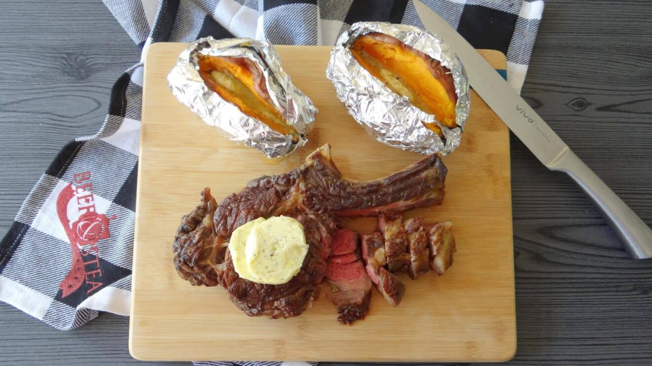 Côte de Boeuf met rozemarijnboter