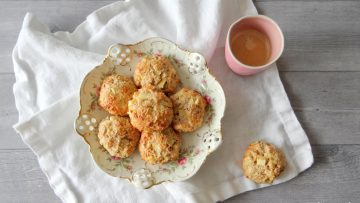 Eiwitrijke appel havermoutkoeken