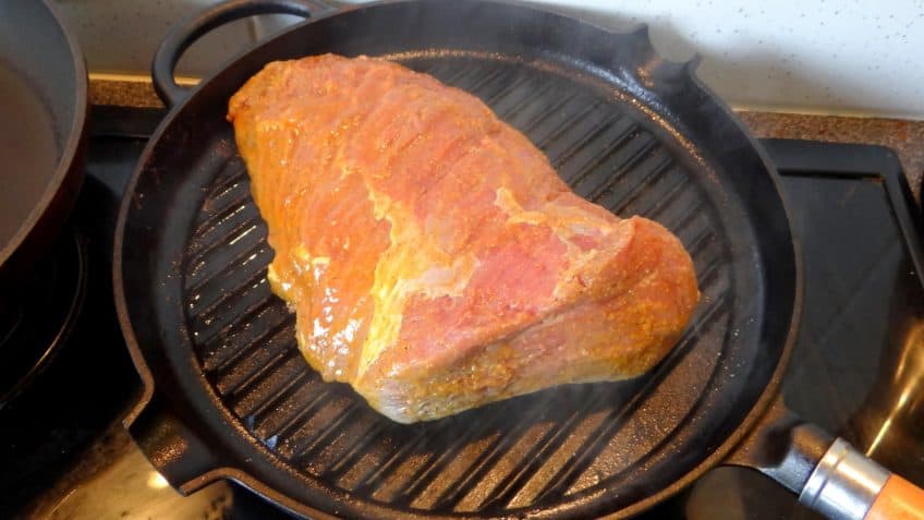 Kalfs picanha in de oven geroosterd