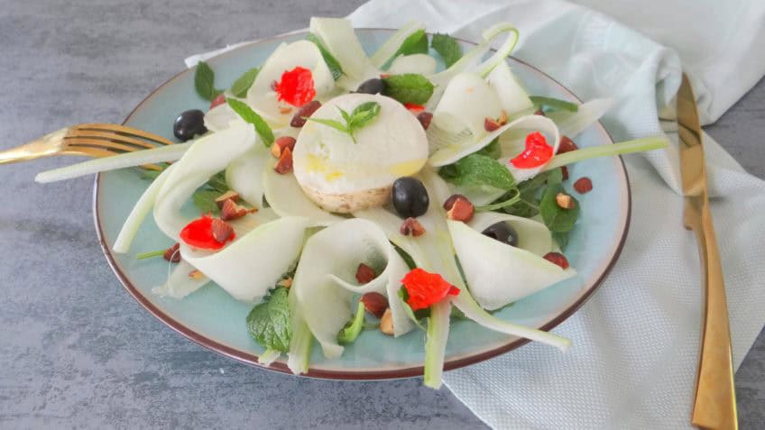 Cumelo en venkelsalade met burrata