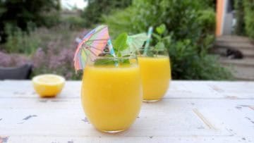 Tropische mango Limoncello cocktail