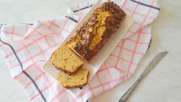 Courgette cake met banaan