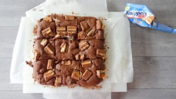 Brownies met Knoppers nutbar