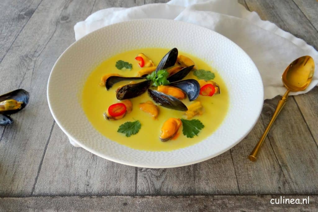 Romige mosselsoep met kerrie 9 (Copy) Culinea.nl;