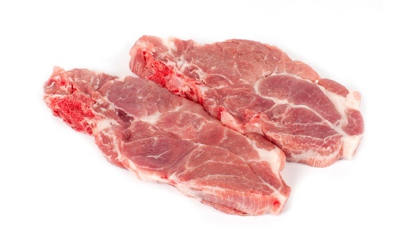 Verschillende soorten varkensvlees