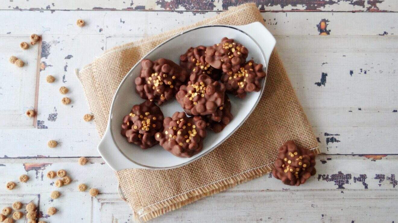 Schuddebuik chocoladerotsjes voor Sinterklaas