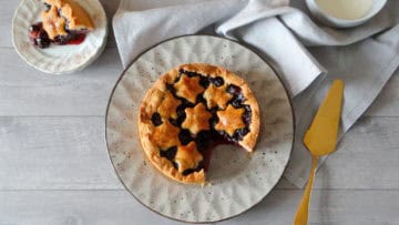 Amerikaanse Blueberry Pie