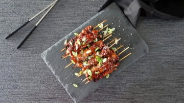 Japanse Yakatori kipspiesjes