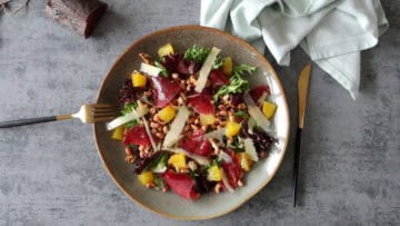 Salade van nagelhout en boontjes