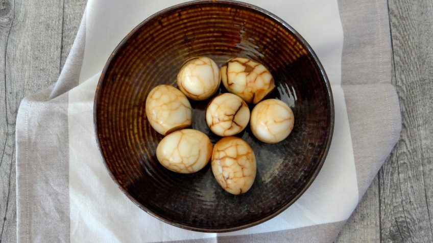 Chinese gemarmerde eieren