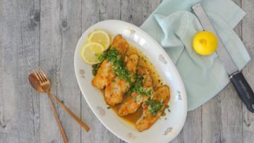 Italiaanse kipschnitzel Piccata