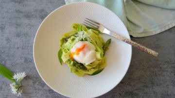 Het is nu het seizoen van de asperges en wij eten ze zo vaak mogelijk.